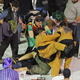 Illustration for article titled Rioting Costumed Fans Halt Australian Darts Competition
